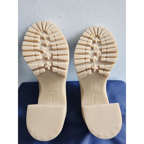 Dolce Vita Carry Black 100% Suede Leather Chuncky 4" Heel Mules Shoes size 9 - Picture 8 of 10